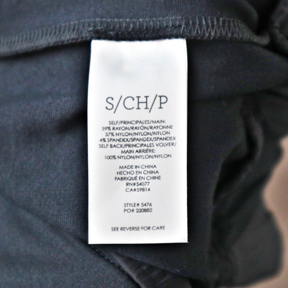 CAbi Size S Chance Moto Jacket Diagonal Zip Bomber 5476 Navy Blue - Picture 10 of 11